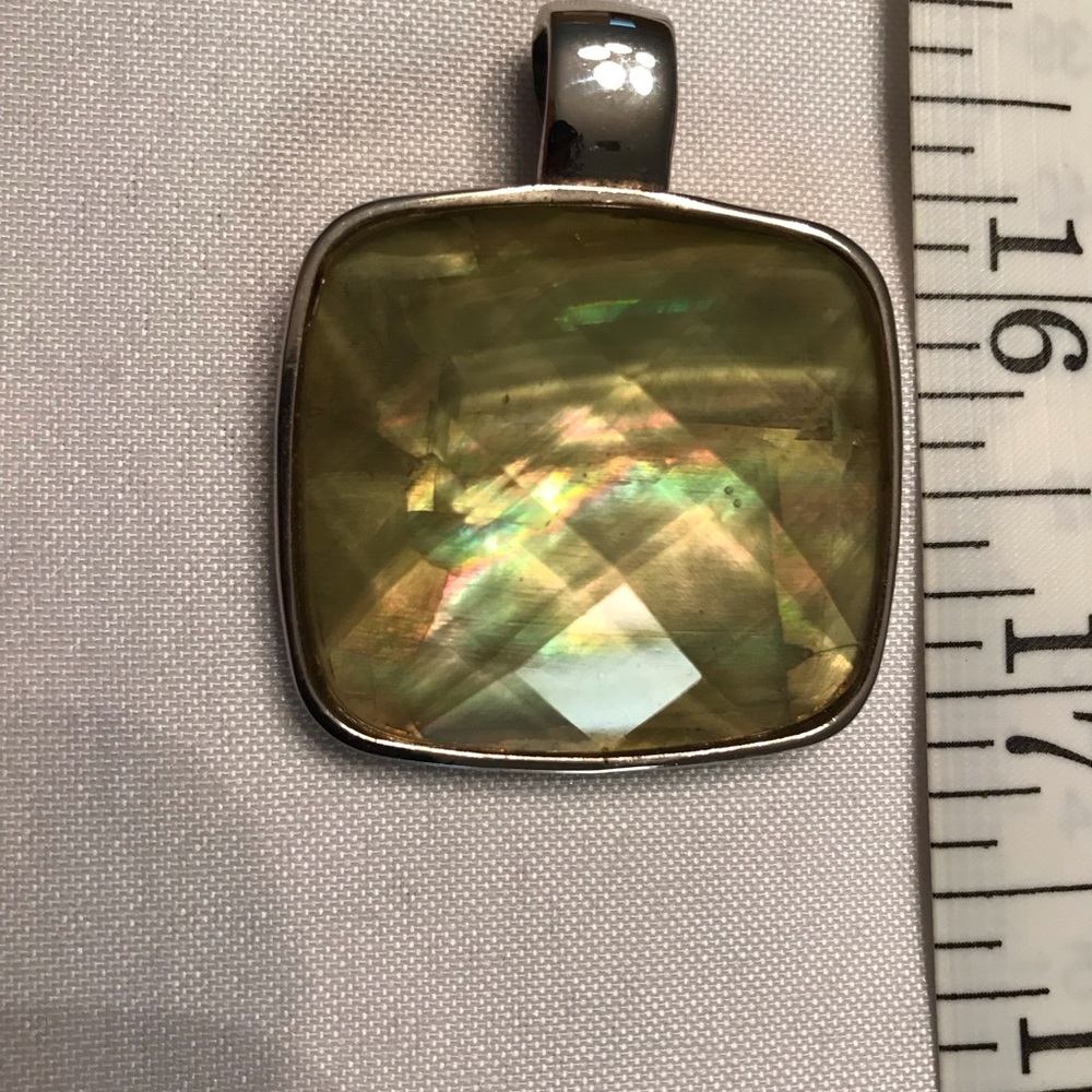 Light Green slide for necklace
